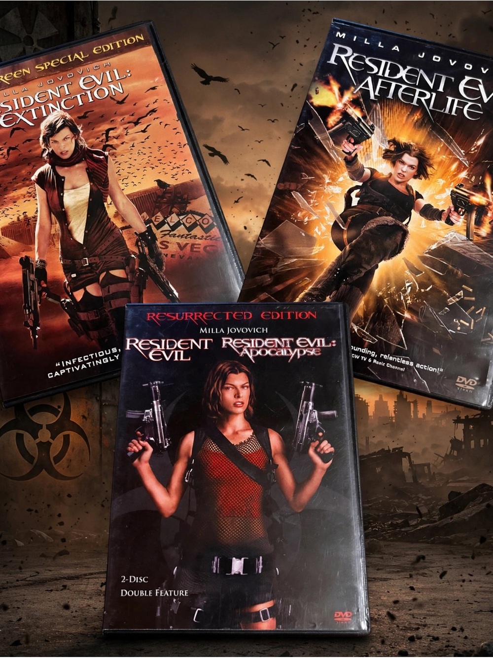 Resident Evil 4-Movie DVD Bundle
